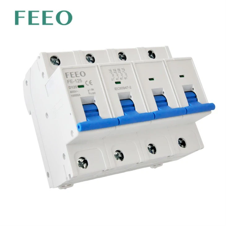 FE-125 4P AC Mini Circuit Breaker 125A AC MCB